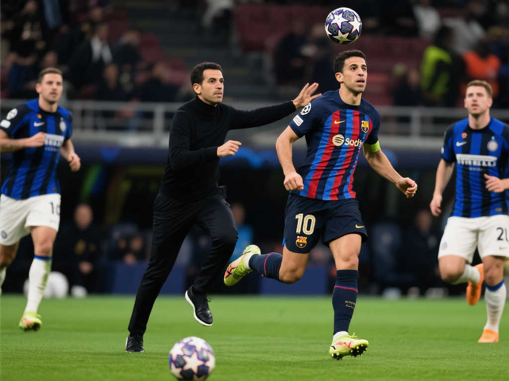 【欧冠】巴萨3-3战平国米！邓福梅开二度，亚马尔进球+两次击中门框